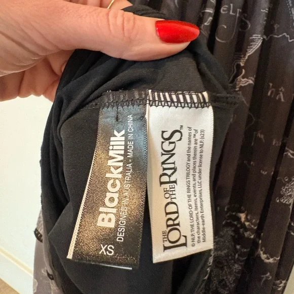 Blackmilk Middle Earth Map Dress (Lord of the Rings) Worn Once - Picture 9 of 9